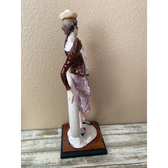 Giuseppe Armani Lady Clown with Puppet 1990s Capodimonte Italy 743C - No Box - Picture 5 of 16